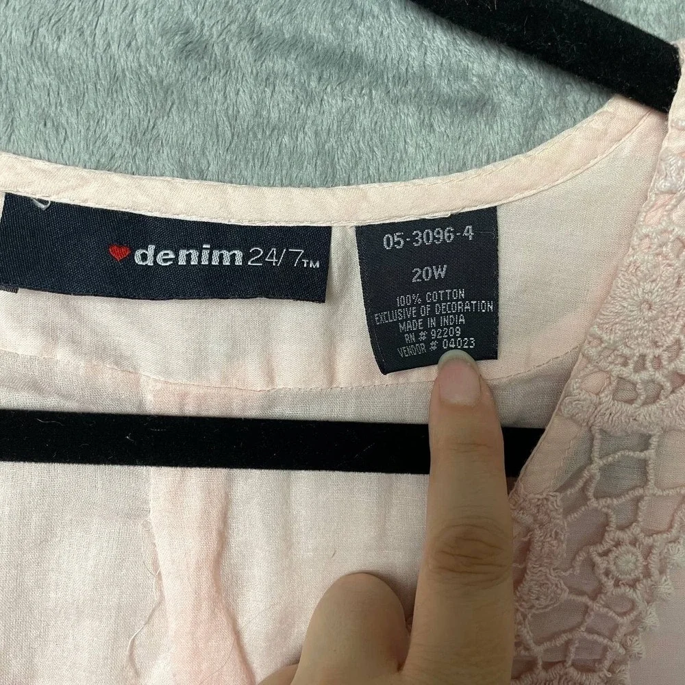 Denim 24/7 pink 100%